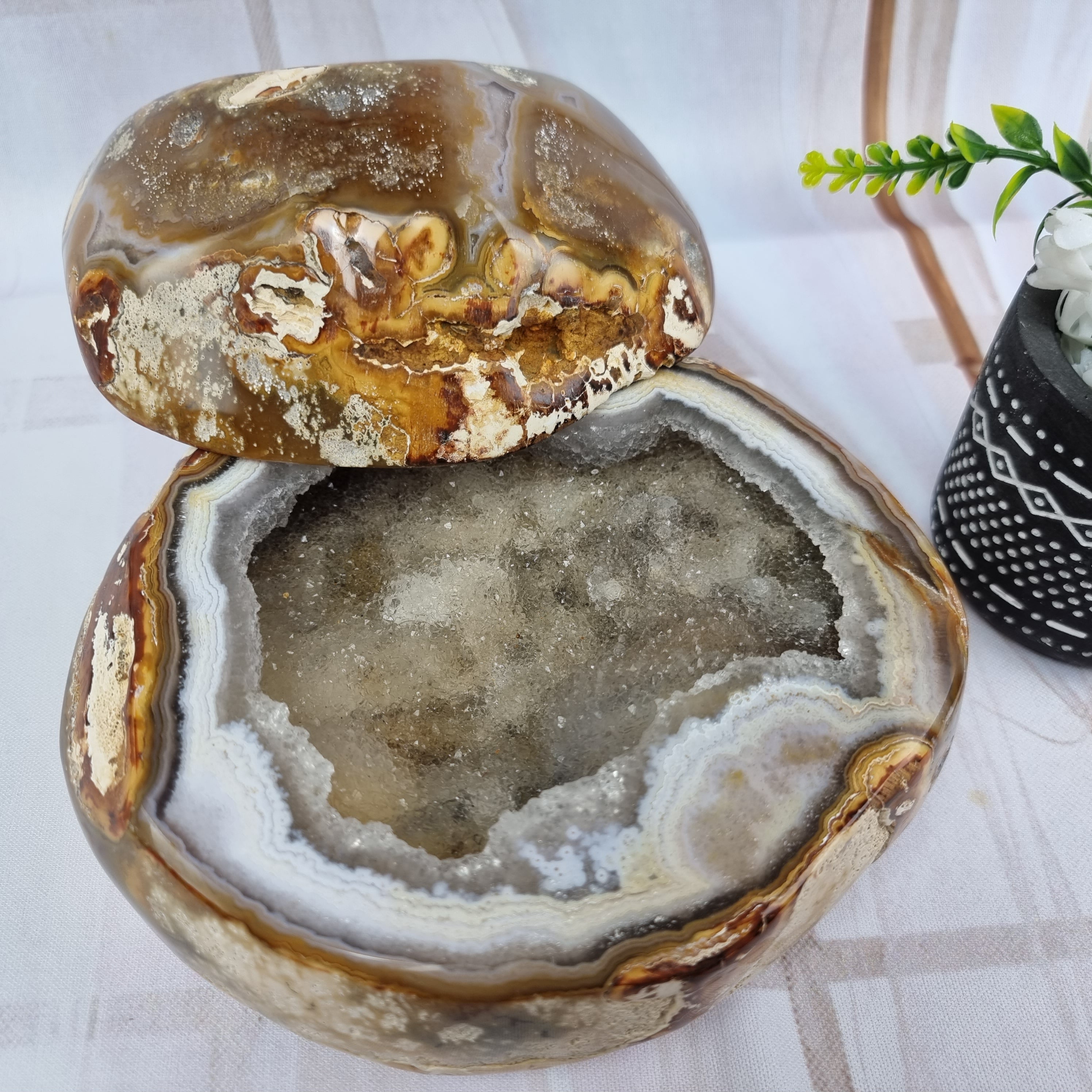 Porta Joias de Àgatas SUPER ESPECIAIS | Peças Polidas | Procuto Exclusivo Único | Peça Artesanal BR Crystals