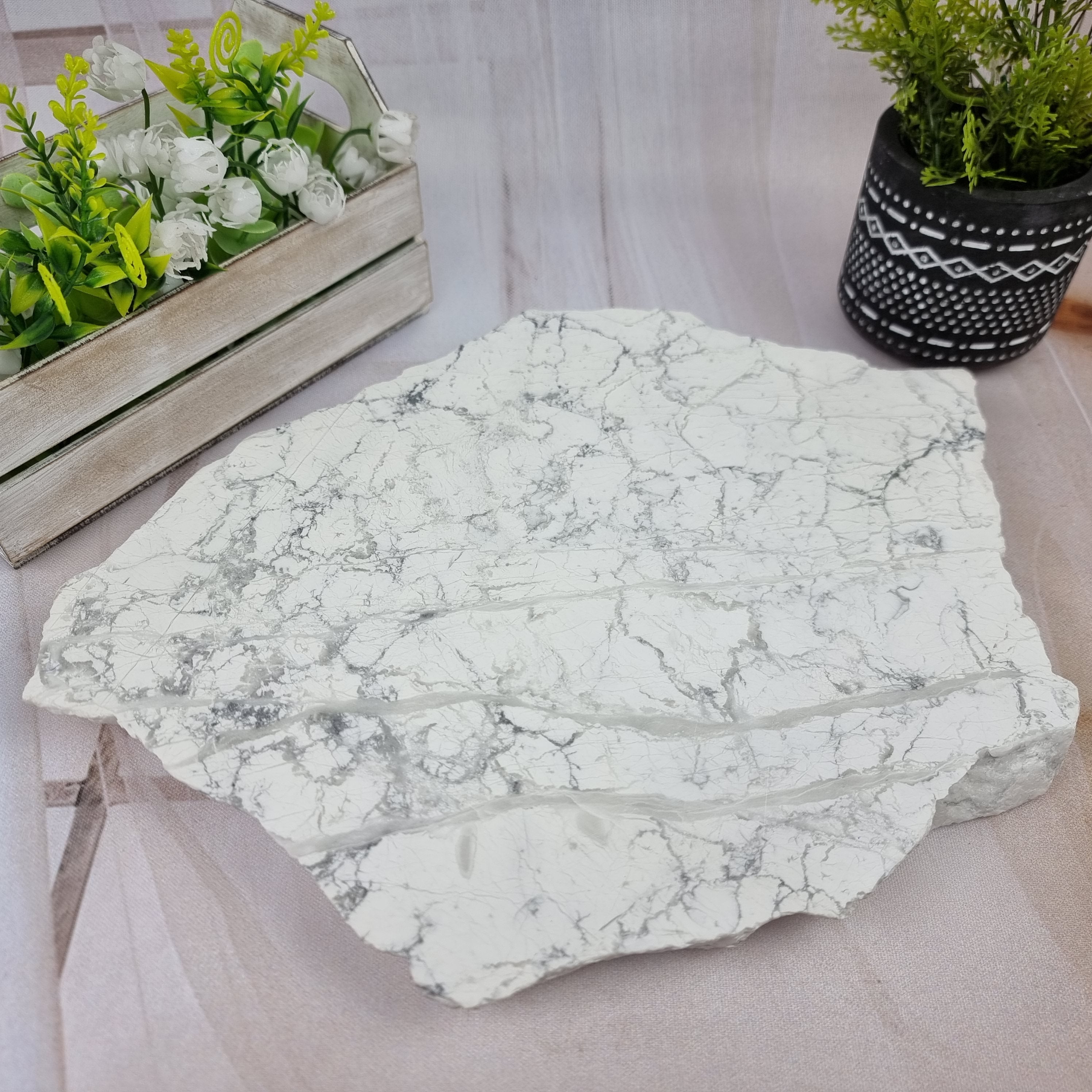 Bandejas de Quartzo com BORDAS NATURAIS tamanho 30 a 35 cm e peso de 3 kgs